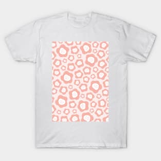 Funky Floral Pattern II in Pink T-Shirt